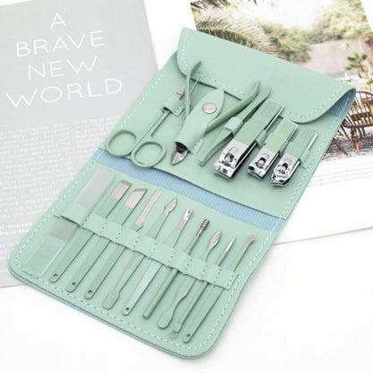 💅 All-in-One Nail Grooming Tool Kit – Portable Case Included