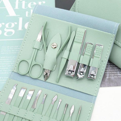 💅 All-in-One Nail Grooming Tool Kit – Portable Case Included